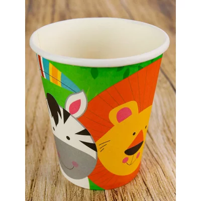 Бумажные стаканы Милые зверята, 250 мл, 6 шт ФЛ-2791