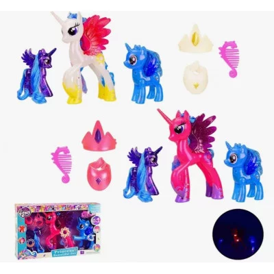 Набор Пони 3в1 Свет/Звук, размер 41см*25см*6см MLY-012