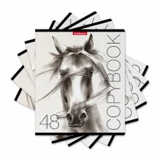 Тетрадь общая ученическая ErichKrause Wild Horse 48 листов клетка 49632