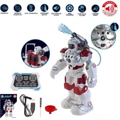 Робот на д/у (свет,звук,движение) в коробке