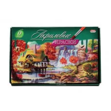 Краски акриловые (АК-9637) 6 цв. 20 мл. АК-9637