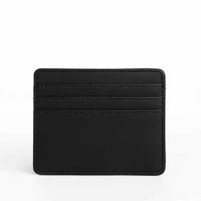 Картхолдер 10,2*0,4*8,2 см, отд иск кожа, черный 9101450