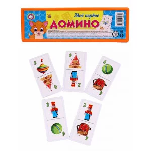 31. ДОМИНО ПЛАСТИКОВОЕ В ПЛАСТИКОВОМ ФУТЛЯРЕ. МОЕ ПЕРВОЕ ДОМИНО ИН-0280