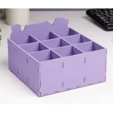 Органайзер для хранения мелочей "Верь в свои силы!" 9 отделений 19х19х12 9920833