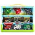 Набор игрушек "Пуллбэк: Самолёты, автобусы и грузовики" (5 см, 9 шт., пружинный механизм) BBA1602-129