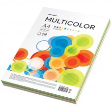 Бумага цветная OfficeSpace Multicolor A4, 80 г/м², 200л. 10 цветов 315734