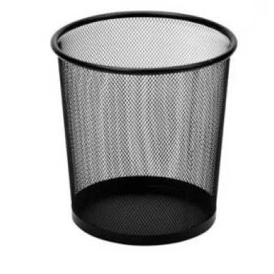 Корзина д/мусора DK-284/CZ-163 14л. металл сетка, черная 327092