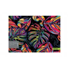 Папка-конверт на кнопке Berlingo "Neon Paradise" А4, 180мкм, с рисунком 327126