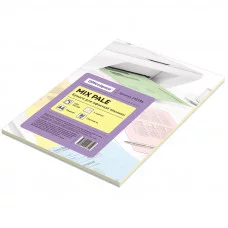 Бумага цветная OfficeSpace pale mix А4, 80г/м2, 100л. 5 цветов Спейс 245186