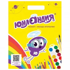 Пакет презентационно-упаковочный ЮНЛАНДИЯ, 44х55 см, усиленная ручка