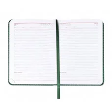 ЕЖЕДНЕВНИК А6, 128л. недатир. EVERYDAY CHRONICLES - EMERALD (128-5036) кожзам (зеленый) 128-5036