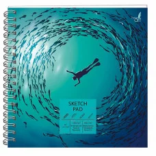 Скетчпад 190х190 60л "Погружение" КанцЭксмо СПС60184