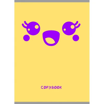 Тетради для конспектов А4, 48л. Скрепка. Клетка. Обл.: мел. картон, пантонная печать, выб. лак.Бум. оф.60 г/м2. скр.угл. Неоновые идеи. Дизайн 3