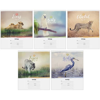 Тетрадь 12л., клетка ArtSpace "Природа. Wild animal" Спейс 245057