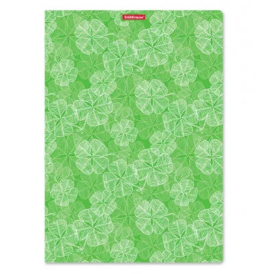 Тетрадь общая ученическая с пластиковой обложкой на скобе ErichKrause Clover, Mixed Reality, А4, 48 листов, клетка 51464