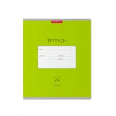 Тетрадь 24л линейка мелов "Классика Bright" зеленая ERICH KRAUSE 46483 022738