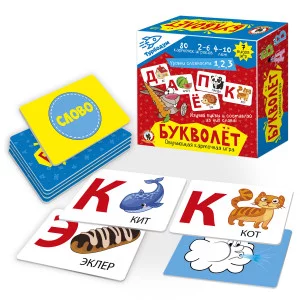 Игра карточная «Букволёт» ТУРБОДУМ 04732