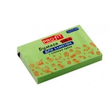 Бумага для заметок с клеевым краем ЗЕЛЕНАЯ ЗБ-5569 51х75 мм, 100л, ТМ Profit