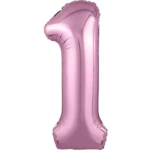 Шар Agura Slim Фламинго цифра 1 (40\'\'/102 см) 754474