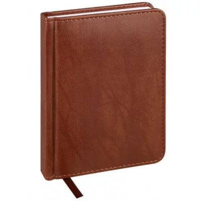 ЕЖЕДНЕВНИК А6, 128л. недатир. EVERYDAY CHRONICLES - CHOCO (128-5034) кожзам (коричневый) 128-5034
