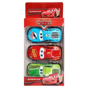 Машина металл ROAD RACING набор тачки 7 см, 3 шт, в ассорт, кор., инерц 382350