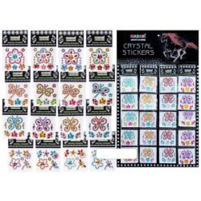 Стразы-наклейки M-8718 акриловые АССОРТИ-2, 1 шт