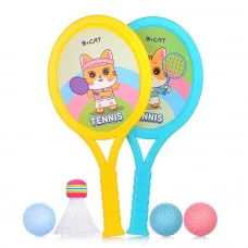 Набор детских ракеток "Котята" в пакете JZ7841