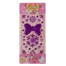 Наклейки-стразы Alingar, акриловые, пакет с европодвесом, "Подарочный бант" AL9577