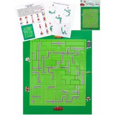 Рамка-вкладыш Танграм-лабиринт "Дорога"  (39 деталей) П-2661