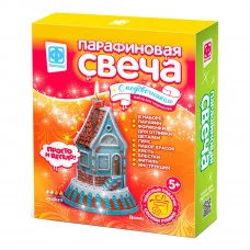 Парафиновая свеча с подсвечником "Домик" 284203