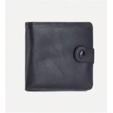 Портмоне муж (538) 12*1,5*10 см, 2 отд, д/карт, д/монет, на кнопке, черный 9365316