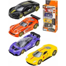 Машинка металлическая "Гоночная"(7х3х1,5 см)(4 вида микс)в коробке ( Арт. 2176235)