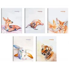 Тетрадь 165х202 96л "В мире животных"  КанцЭксмо ТС2Л968451