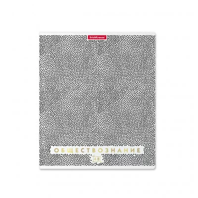 Тетрадь общая ученическая ErichKrause Ассоциации, Обществознание, 48 листов, клетка, матовая ламинация + тиснение фольгой 49437