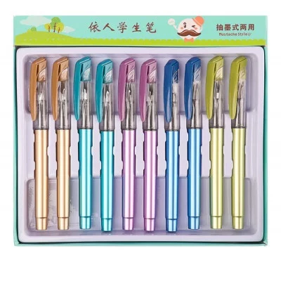 Ручка перьевая закрытое перо МИКС Перламутр 3604864