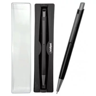 Ручка в футляре DH-84 INTELLIGENT 1,0мм, Черная, автоматическая, матовый корпус, в пластиковом футляре 331990