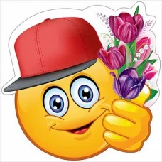 Украшение на скотче Смайл в бейсболке Горчаков 190 01179