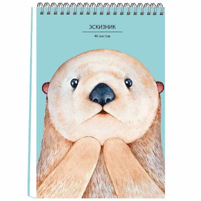 Блокнот для эскизов и зарисовок А5 40л "Для эскизов. Дизайн 1" КанцЭксмо БС30168