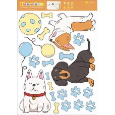 Наклейка оформительская "Неразлучные друзья" Горчаков 469051360414500597