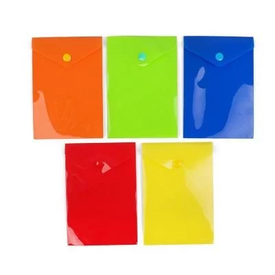 Папка-конверт на кнопке формат А6 180мкр вертикальная, глянцевая МИКС CALLIGRATA 3584494