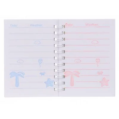 Блокнот+авторучка детский КАПИБАРА двойная евроспираль, яркая обложка с рисунком, блок-линейка МС-7340