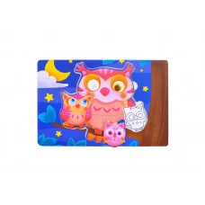 Пазл-вкладыш "Совята" (10702070/301218/0207071, Китай)