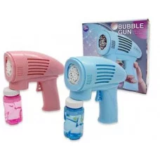 Мыльные пузыри игрушки DJ-192 "Пушка" электрический, 30мл, 14х15х6см, пластик, ассорти, к/кор Y-19 333045