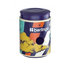 Точилка пластиковая Berlingo "Groovy", с контейнером, 1 отверстие 352564