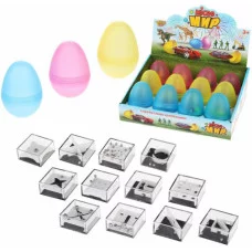 Головоломка с шариком в яйце, ассорт., блистер M0293-1