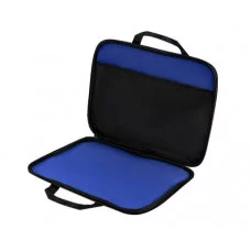 Папка на молнии А4 СИНЯЯ (П-4348) с ручками, внут.карман, 350х265x20 мм П-4348