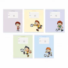 Тетрадь А5 18л "Футбольный клуб"  КанцЭксмо