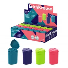 Точилка пластиковая ErichKrause ClickUp Mini, Reef, с контейнером, ассорти 60063