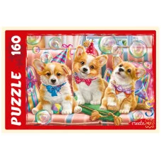 ПАЗЛЫ 160 элементов. МИЛЫЕ КОРГИ (П160-7122)