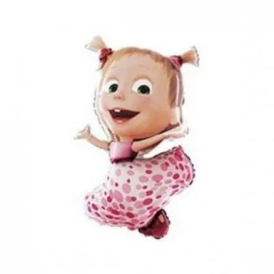 Шар фольгированный 41" фигура "Маша с хвостиками" 6260696